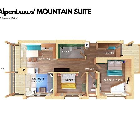 Sportlodge' Mountain Suite - Natural Pool, Whirlpool & Sauna By Alpenluxus Appartements Kleinboden Ngoại thất bức ảnh